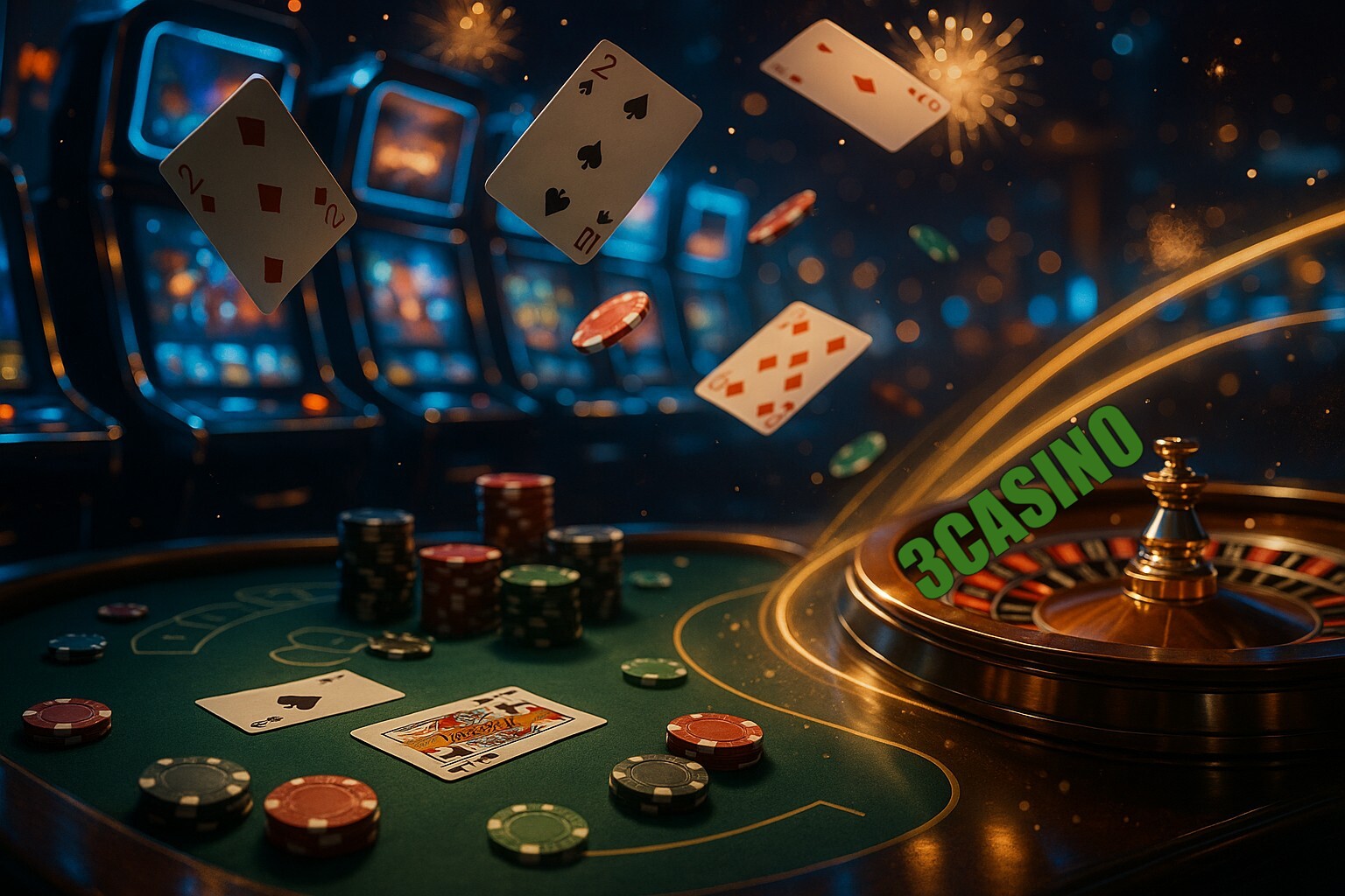 Jogos emocionantes no 3CASINO
